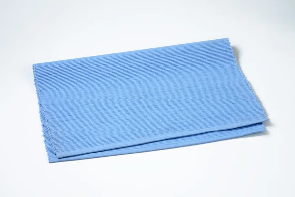 Blaue Baumwollmatte — Stockfoto