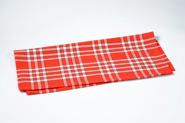 Kırmızı ve beyaz peçete kontrol