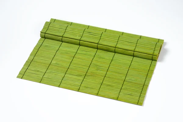 Grüner Bambus-Tablemat — Stockfoto