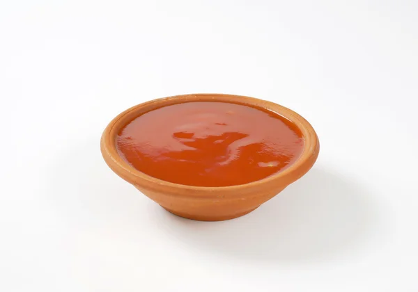 Thick tomato soup — Stock Photo, Image