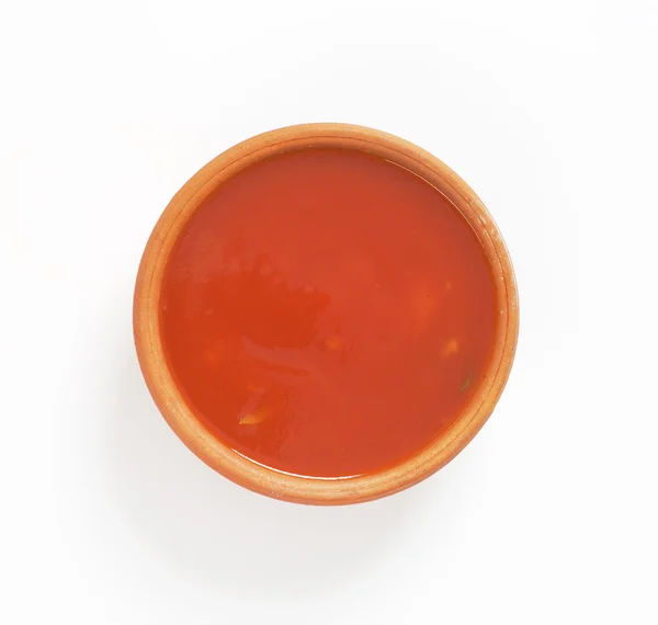 Dicke Tomatensuppe — Stockfoto