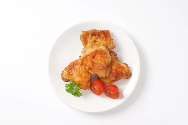 Cosce di pollo arrosto — Foto Stock