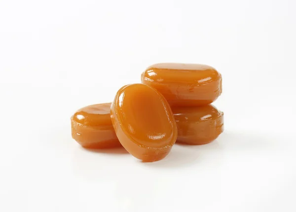 Hard caramel candies — Stock Photo, Image