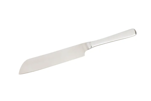 Nóż metalowy ciasto — Zdjęcie stockowe
