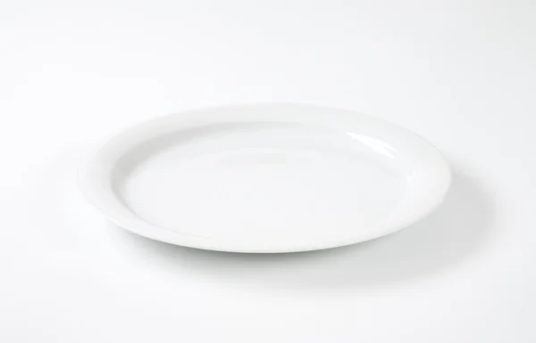 Placa de porcelana redonda — Fotografia de Stock