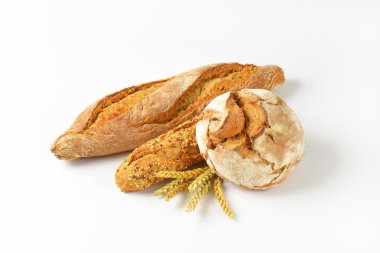 ekmek somun ve baget