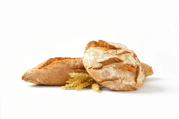 Brot und Baguette — Stockfoto