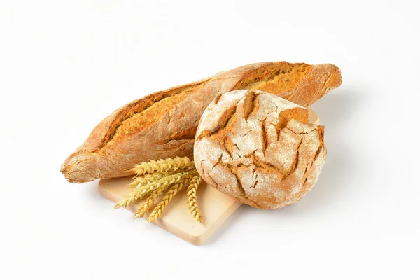 Brot und Baguette — Stockfoto