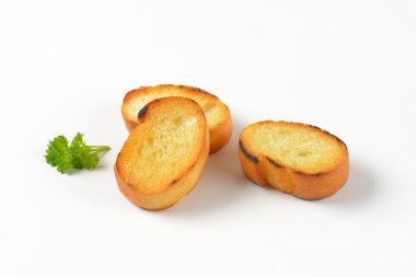 pan kızarmış Fransız ekmek dilimleri