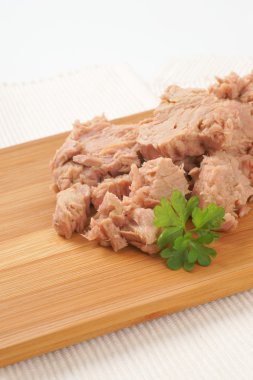 konserve ton balığı parçalarını