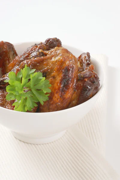 BBQ chicken wings — Stock Photo, Image