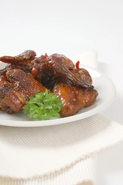 Grill csirke szárny — Stock Fotó