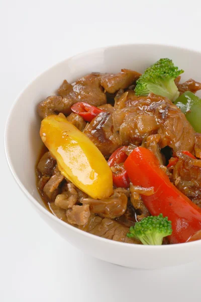 Sauté de viande et de légumes — Photo