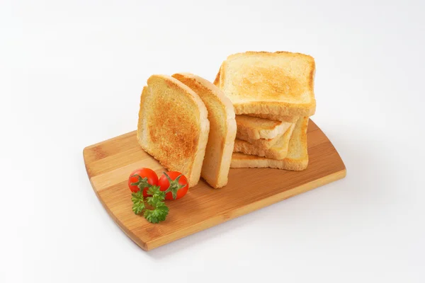 烤的白面包 — 图库照片