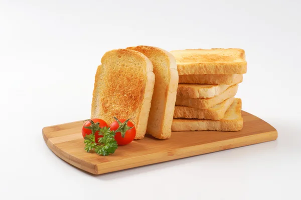 Toasted white bread — Stock Photo, Image