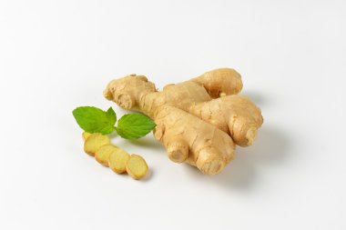 Fresh ginger root clipart