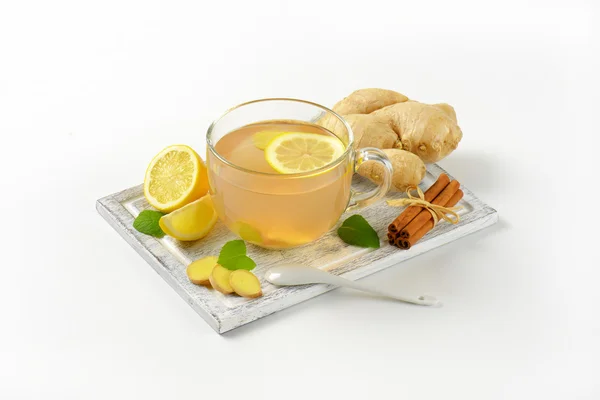 Cup of ginger tea — Stock Photo, Image