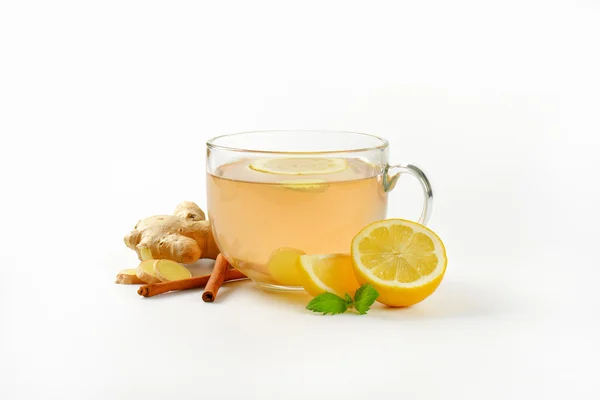 Tazza di tè allo zenzero — Foto Stock