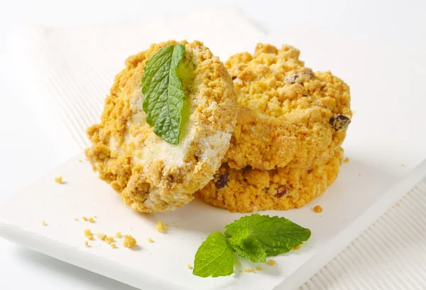 Almond crumble cookies — Stock Photo, Image
