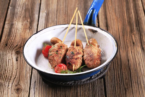 Carne macinata kebab — Foto Stock