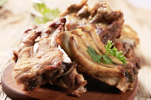 Costillas de cerdo asadas —  Fotos de Stock