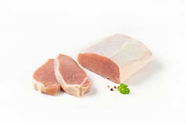 Ham kemiksiz domuz loin