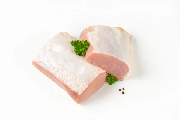 Raw pork loin — Stock Photo, Image
