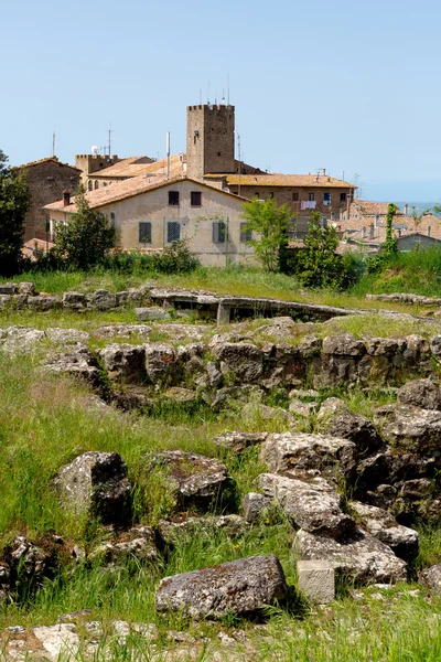 Etrusco permanece en Volterra — Foto de Stock