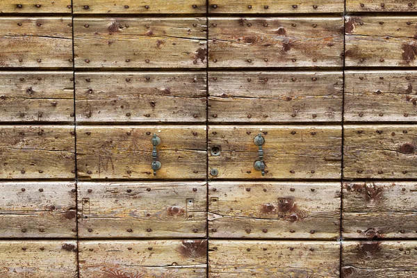 Old wooden gate background — Stock Photo, Image