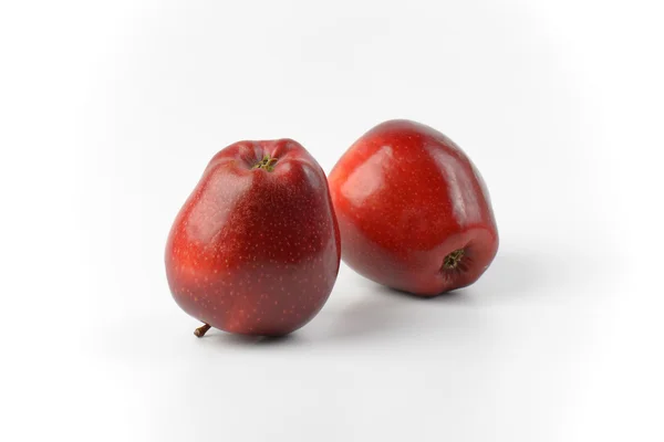 Deux pommes rouges — Photo