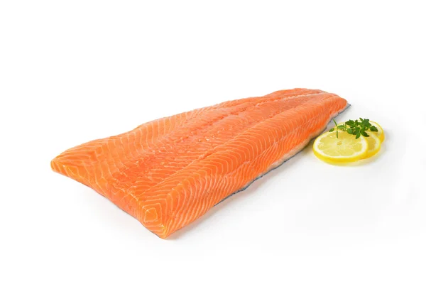 Fillet salmon segar — Stok Foto