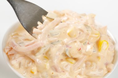 Tabak jambon salatası