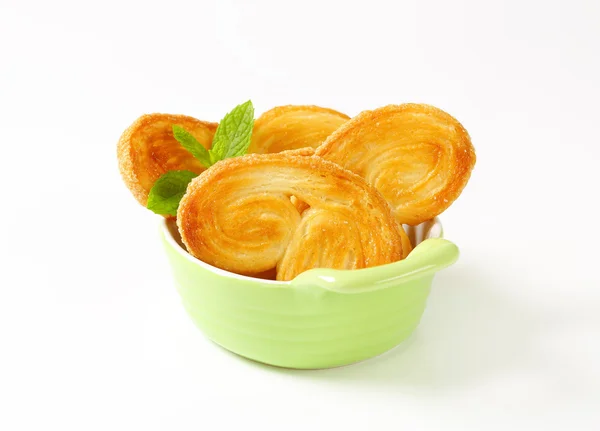 Palmiers - puf böreği kurabiye — Stok fotoğraf