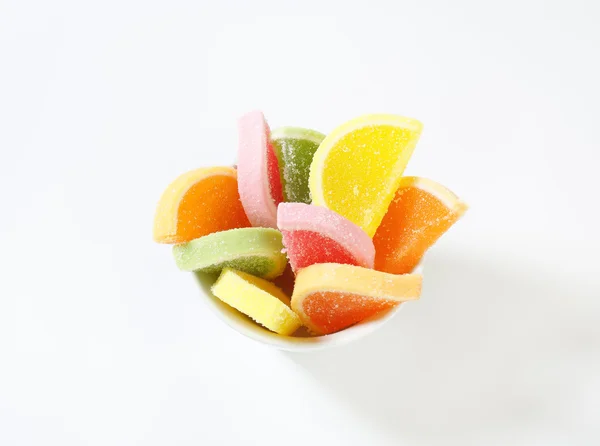 Sugar coated jelly candy — Stock Photo, Image