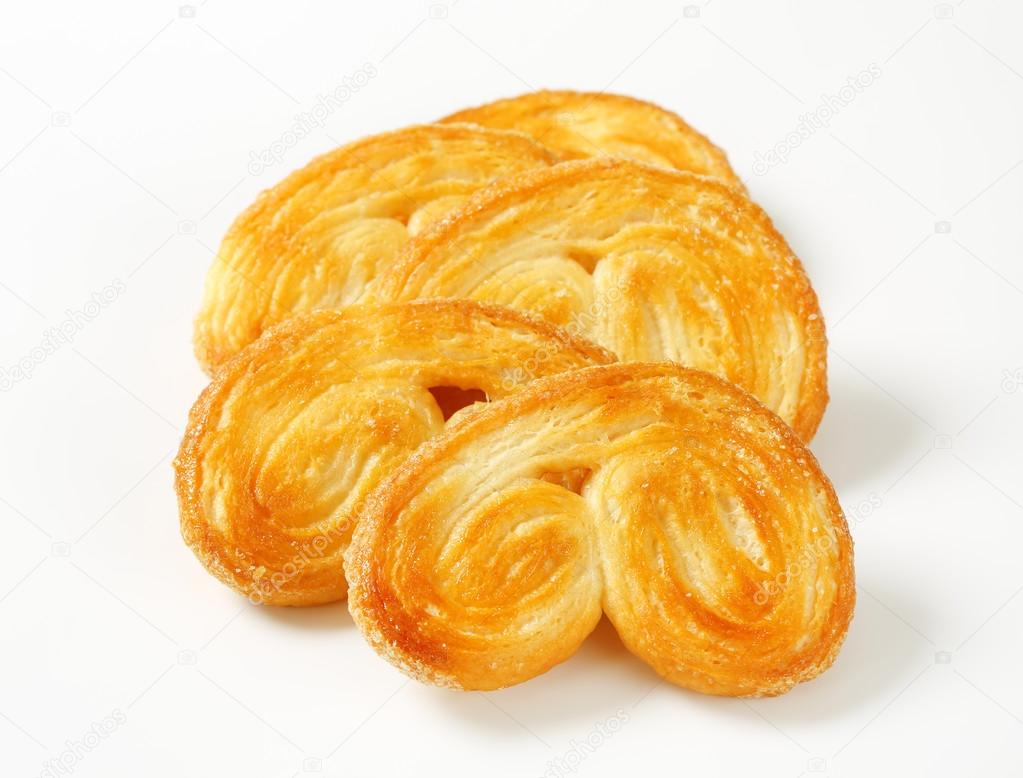 Palmiers - puff pastry cookies