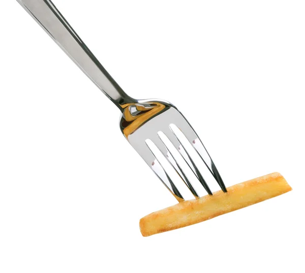 Frigga francese su una forchetta — Foto Stock