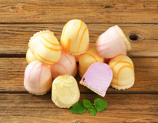 Marshmallow teacakes — Stock Photo, Image