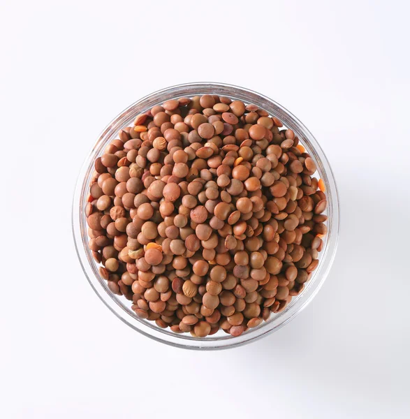 Whole red lentils — Stock Photo, Image
