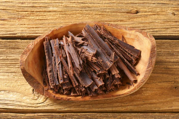 초콜릿 부스러기 — 스톡 사진