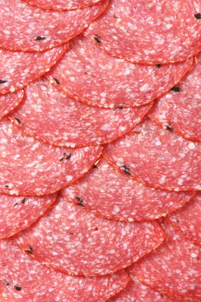 Salame affettato — Foto Stock