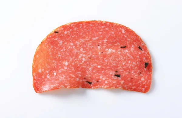 Fette sottili di salame — Foto Stock