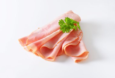 Baked ham slices clipart