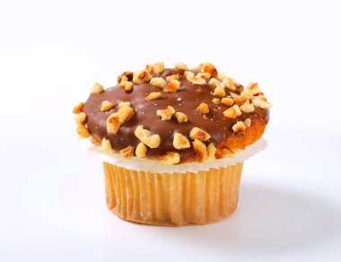 Çikolata sırlı muffin