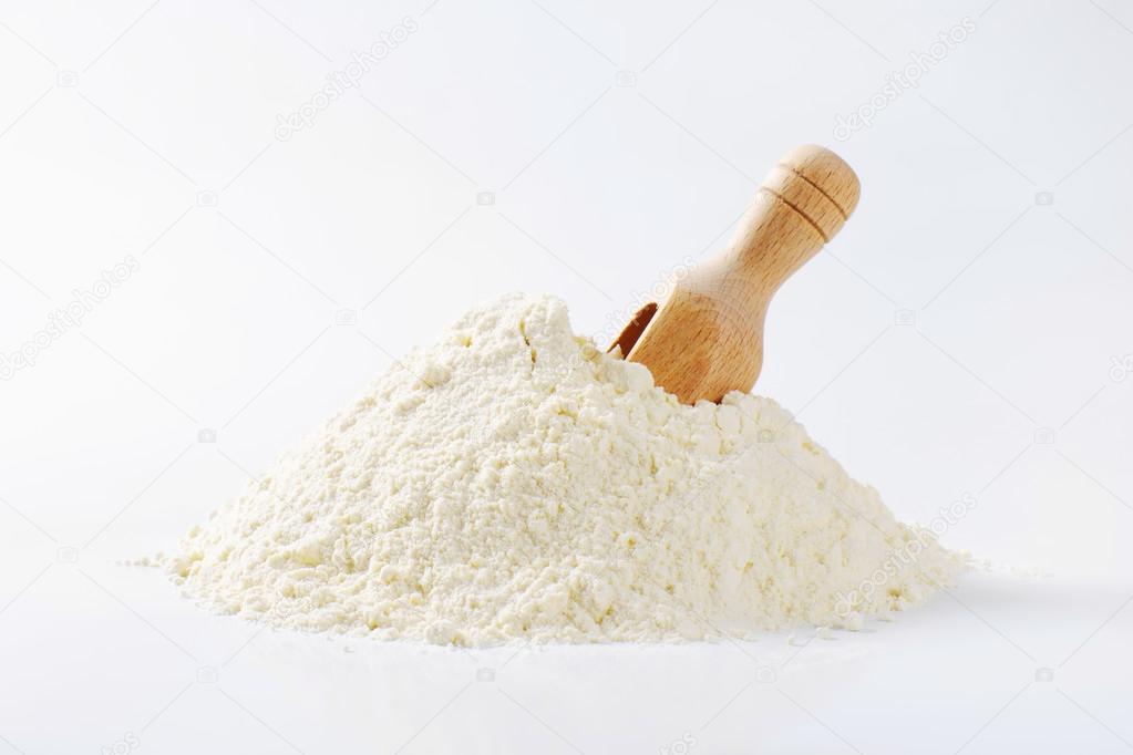 Pile of wheat flour