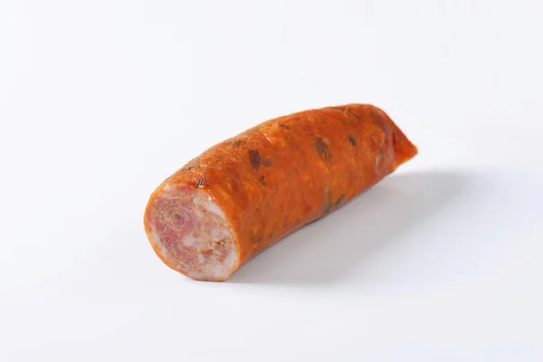 Saucisse de porc fumée — Photo