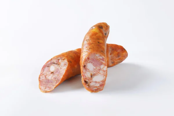 Saucisses de porc fumées — Photo