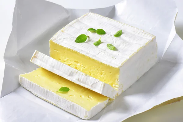 French cheese Carre de l'Est — Stock Photo, Image