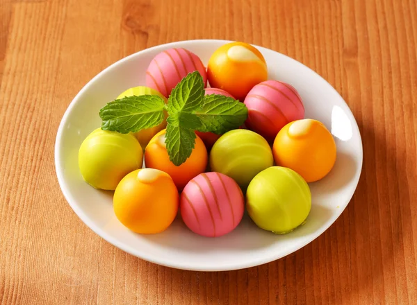 Fruit flavored bonbons — Stock Photo, Image