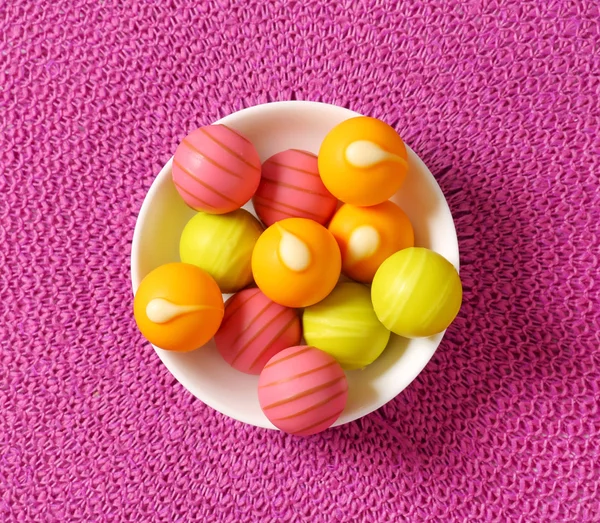 Fruit flavored bonbons — Stock Photo, Image