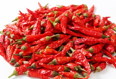 kurutulmuş kırmızı biberler